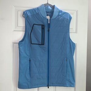 Johnnie-O Mens Full Zip Golf Vest New With Tags